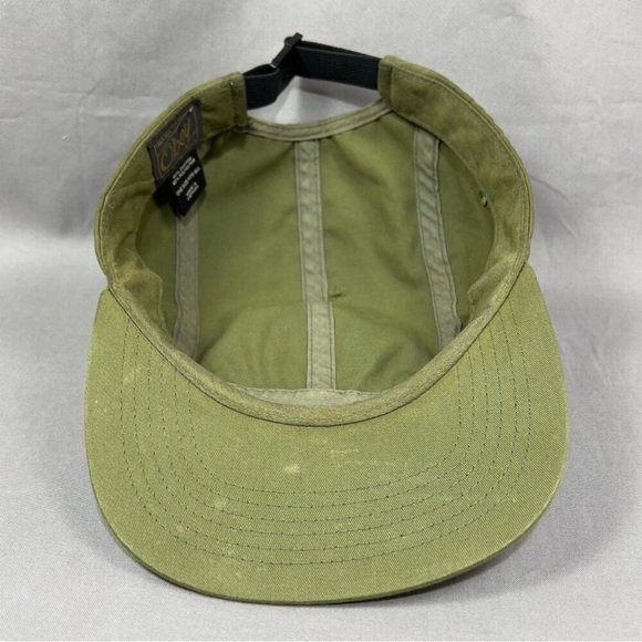 OBEY Propaganda Strapback Clip Hat Cap Green 5 panel Patch Skateboarding Unisex - Picture 9 of 11